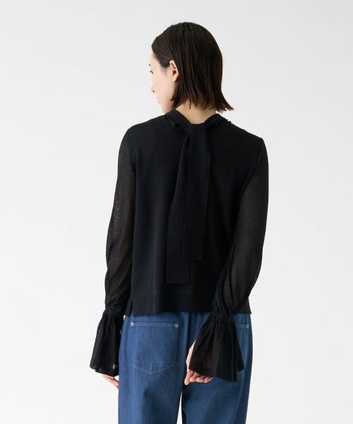 LANVIN COLLECTION / ランバン コレクション ニット・セーター | フリルカフスニット | 詳細10