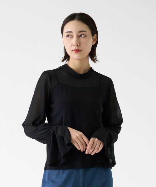 LANVIN COLLECTION / ランバン コレクション ニット・セーター | フリルカフスニット | 詳細12