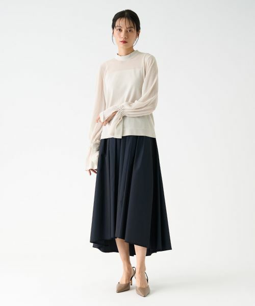 LANVIN COLLECTION / ランバン コレクション ニット・セーター | フリルカフスニット | 詳細6