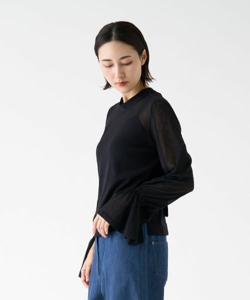 LANVIN COLLECTION / ランバン コレクション ニット・セーター | フリルカフスニット | 詳細9