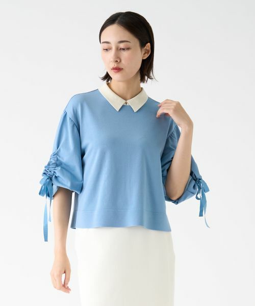 LANVIN COLLECTION / ランバン コレクション ニット・セーター | 襟付きニット | 詳細5