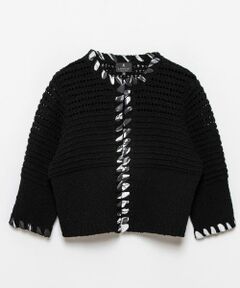 LANVIN COLLECTION / ランバン コレクション テーラードジャケット | シフォンパイピングカーディガン