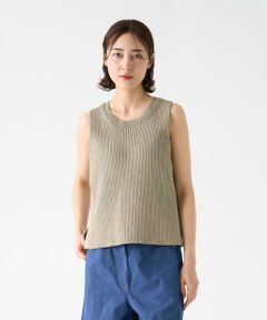LANVIN COLLECTION / ランバン コレクション カットソー | ラウンドネックノースリーブカットソー