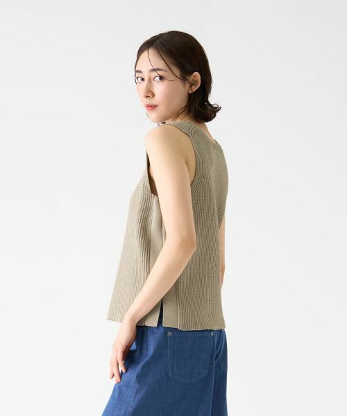 LANVIN COLLECTION / ランバン コレクション カットソー | ラウンドネックノースリーブカットソー | 詳細5