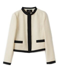 LANVIN COLLECTION / ランバン コレクション テーラードジャケット | ツィードパイピングジャケット