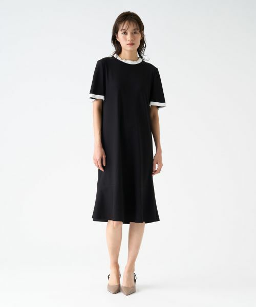 LANVIN COLLECTION / ランバン コレクション ドレス | パイピングワンピース | 詳細1