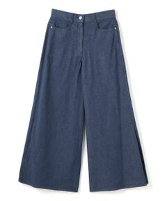 LANVIN COLLECTION / ランバン コレクション その他パンツ | ストレッチワイドデニムパンツ