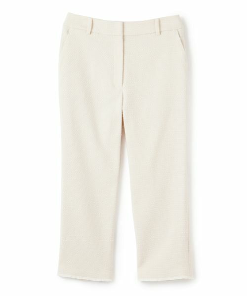 LANVIN COLLECTION / ランバン コレクション その他パンツ | シルク混ツイードパンツ(ブラウンその他)