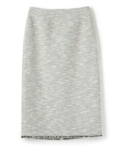 LANVIN COLLECTION / ランバン コレクション ロング・マキシ丈スカート | シルク混ツイードスカート