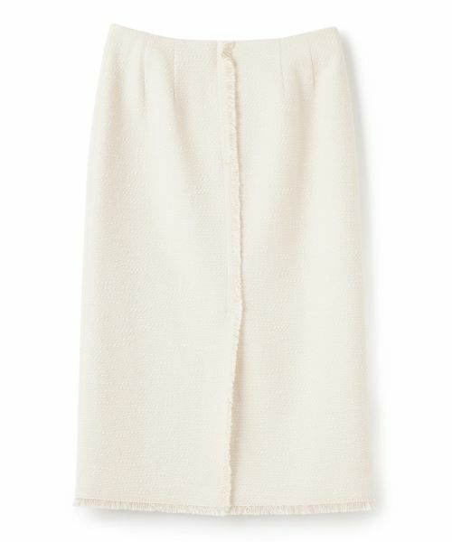 LANVIN COLLECTION / ランバン コレクション ロング・マキシ丈スカート | シルク混ツイードスカート | 詳細1