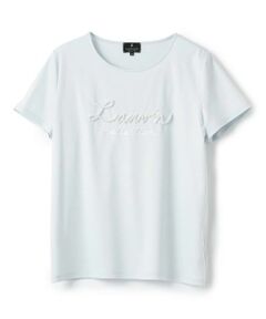 LANVIN COLLECTION / ランバン コレクション カットソー | パール刺繍ロゴカットソー