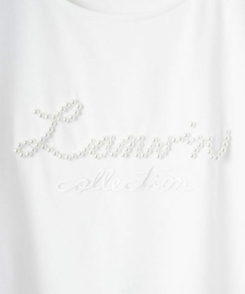 LANVIN COLLECTION / ランバン コレクション カットソー | パール刺繍ロゴカットソー | 詳細1