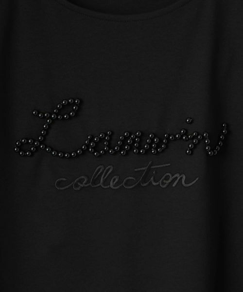 LANVIN COLLECTION / ランバン コレクション カットソー | パール刺繍ロゴカットソー | 詳細2