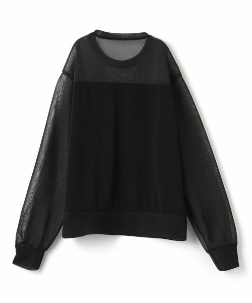 LANVIN COLLECTION / ランバン コレクション カットソー | シアーナイロンカットソー | 詳細2