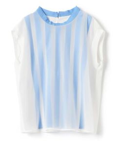 LANVIN COLLECTION / ランバン コレクション カットソー | グログランストライプカットソー