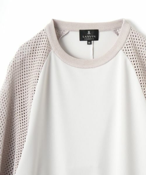 LANVIN COLLECTION / ランバン コレクション カットソー | ラグランメッシュカットソー | 詳細3