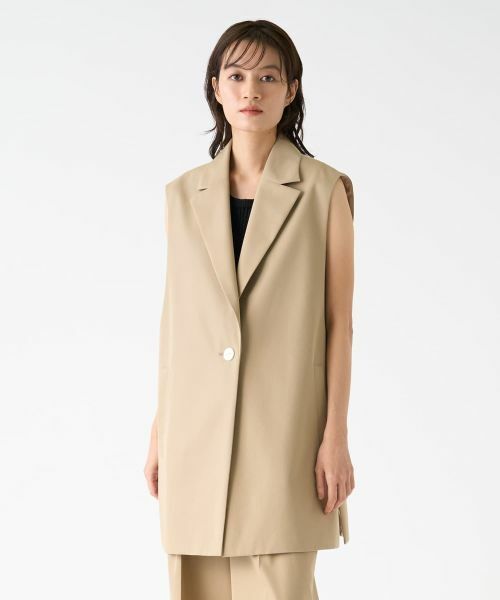 LANVIN COLLECTION / ランバン コレクション テーラードジャケット | サイドスリットテーラードジレ | 詳細1