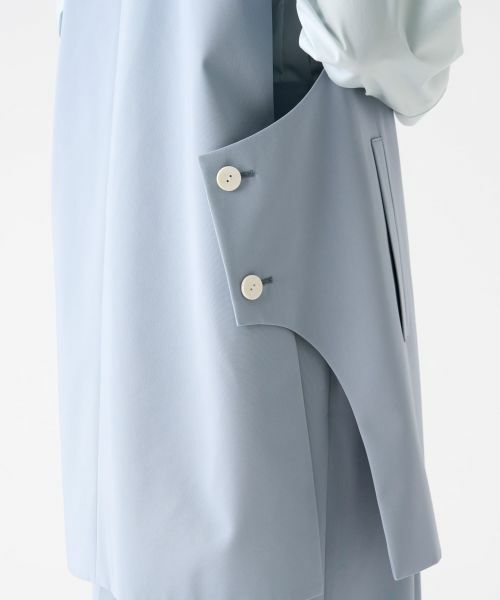 LANVIN COLLECTION / ランバン コレクション テーラードジャケット | サイドスリットテーラードジレ | 詳細14