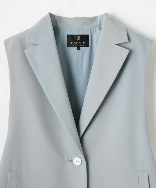 LANVIN COLLECTION / ランバン コレクション テーラードジャケット | サイドスリットテーラードジレ | 詳細16