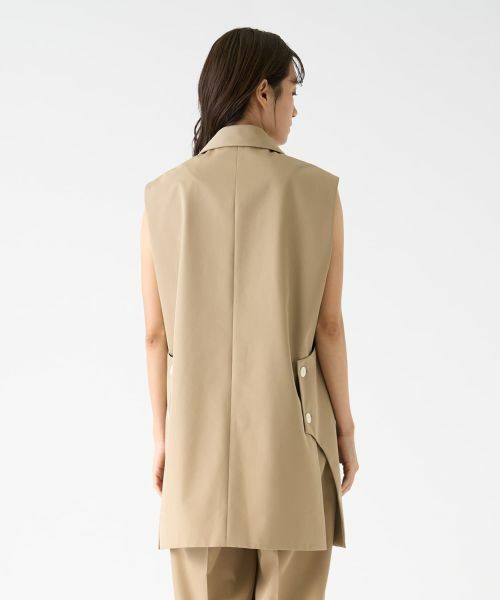 LANVIN COLLECTION / ランバン コレクション テーラードジャケット | サイドスリットテーラードジレ | 詳細3