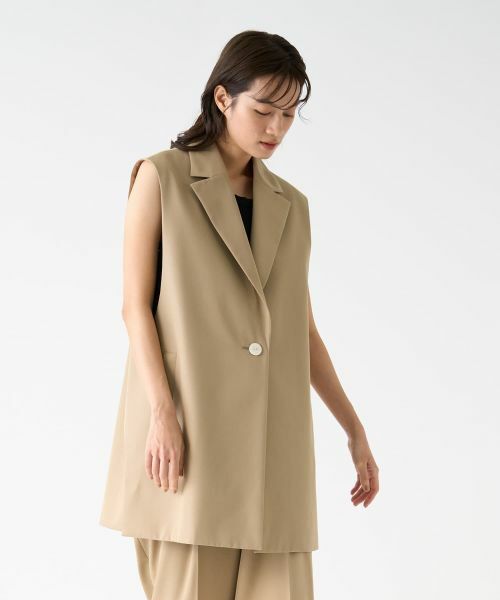 LANVIN COLLECTION / ランバン コレクション テーラードジャケット | サイドスリットテーラードジレ | 詳細5