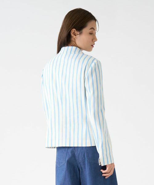 LANVIN COLLECTION / ランバン コレクション テーラードジャケット | ストライプジャケット | 詳細3
