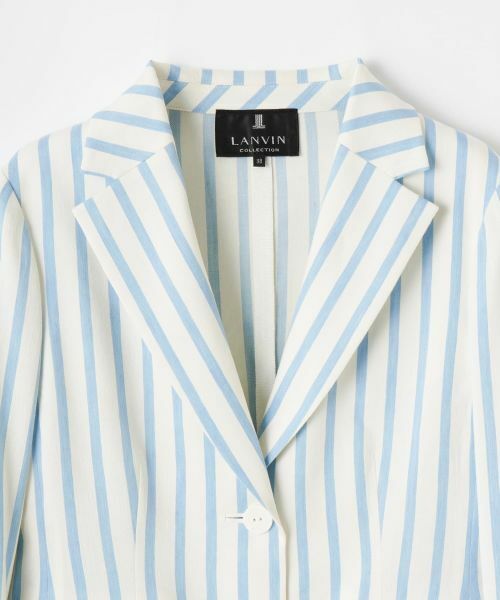 LANVIN COLLECTION / ランバン コレクション テーラードジャケット | ストライプジャケット | 詳細8