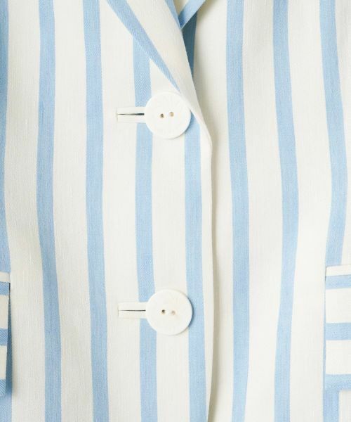 LANVIN COLLECTION / ランバン コレクション テーラードジャケット | ストライプジャケット | 詳細9