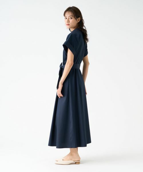 LANVIN COLLECTION / ランバン コレクション ドレス | スタンドカラーシャツワンピース | 詳細2