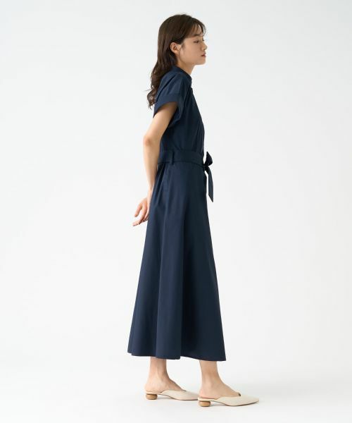 LANVIN COLLECTION / ランバン コレクション ドレス | スタンドカラーシャツワンピース | 詳細4