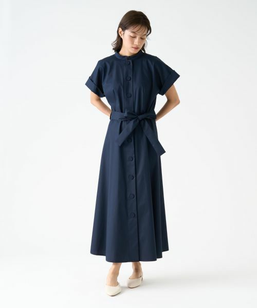 LANVIN COLLECTION / ランバン コレクション ドレス | スタンドカラーシャツワンピース | 詳細5