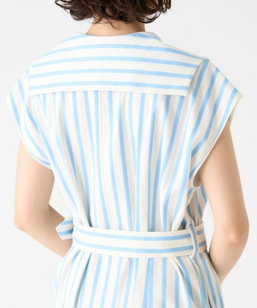 LANVIN COLLECTION / ランバン コレクション ドレス | ストライプシャツワンピース | 詳細8