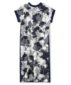 LANVIN COLLECTION / ランバン コレクション ドレス | シャドーローズドッキングワンピース