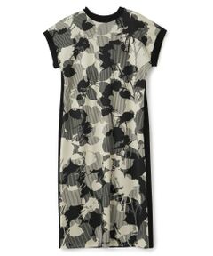 LANVIN COLLECTION / ランバン コレクション ドレス | シャドーローズドッキングワンピース