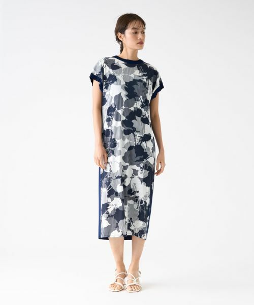 LANVIN COLLECTION / ランバン コレクション ドレス | シャドーローズドッキングワンピース | 詳細11