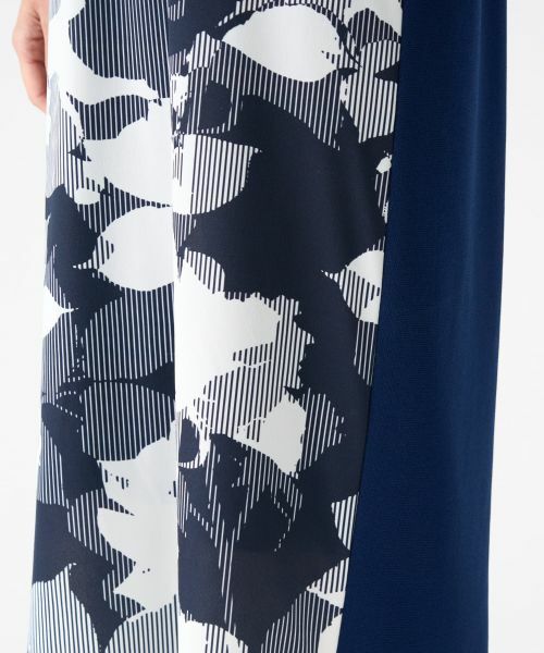 LANVIN COLLECTION / ランバン コレクション ドレス | シャドーローズドッキングワンピース | 詳細12