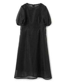 LANVIN COLLECTION / ランバン コレクション ドレス | シアーボーダーワンピース