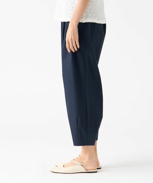 LANVIN COLLECTION / ランバン コレクション その他パンツ | コクーンシルエットコットンパンツ | 詳細8