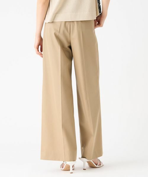 LANVIN COLLECTION / ランバン コレクション その他パンツ | センタープレスワイドパンツ | 詳細9