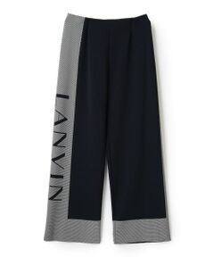 LANVIN COLLECTION / ランバン コレクション その他パンツ | ミラノリブロゴニットパンツ