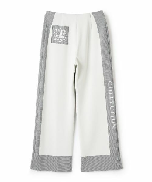 LANVIN COLLECTION / ランバン コレクション その他パンツ | ミラノリブロゴニットパンツ | 詳細16