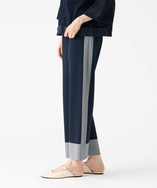 LANVIN COLLECTION / ランバン コレクション その他パンツ | ミラノリブロゴニットパンツ | 詳細9