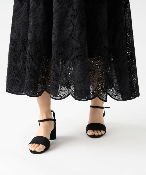 LANVIN COLLECTION / ランバン コレクション ロング・マキシ丈スカート | エンブロイダリースカート | 詳細14