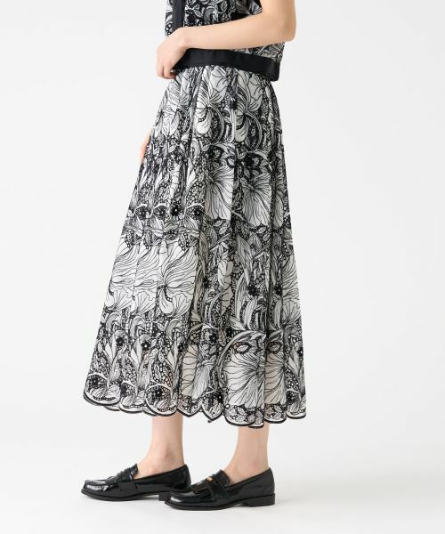 LANVIN COLLECTION / ランバン コレクション ロング・マキシ丈スカート | エンブロイダリースカート | 詳細17