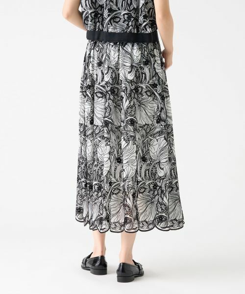 LANVIN COLLECTION / ランバン コレクション ロング・マキシ丈スカート | エンブロイダリースカート | 詳細18