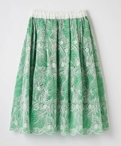 LANVIN COLLECTION / ランバン コレクション ロング・マキシ丈スカート | エンブロイダリースカート | 詳細23