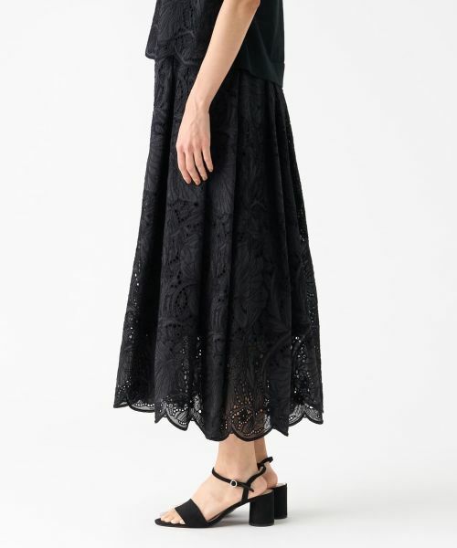 LANVIN COLLECTION / ランバン コレクション ロング・マキシ丈スカート | エンブロイダリースカート | 詳細9