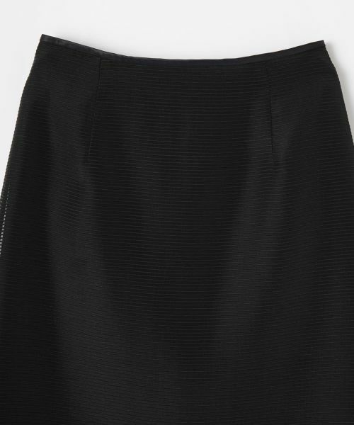 LANVIN COLLECTION / ランバン コレクション ロング・マキシ丈スカート | シアーボーダースカート | 詳細8