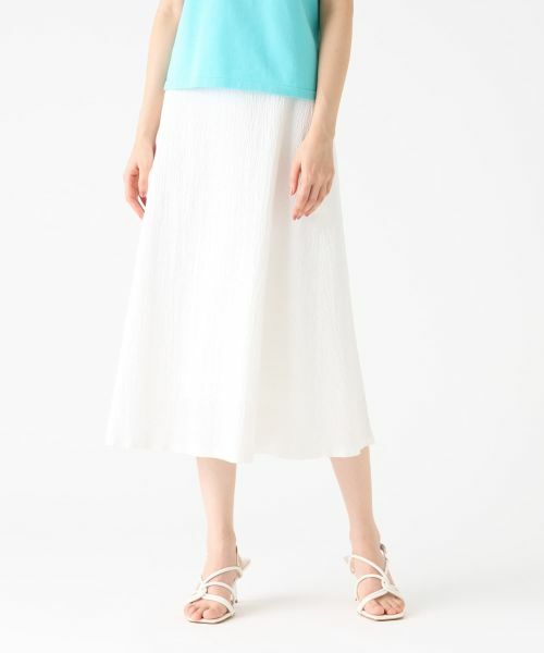 LANVIN COLLECTION / ランバン コレクション ロング・マキシ丈スカート | サッカーストレッチスカート | 詳細6