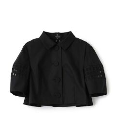 LANVIN COLLECTION / ランバン コレクション シャツ・ブラウス | グログランチェック切替ブラウス